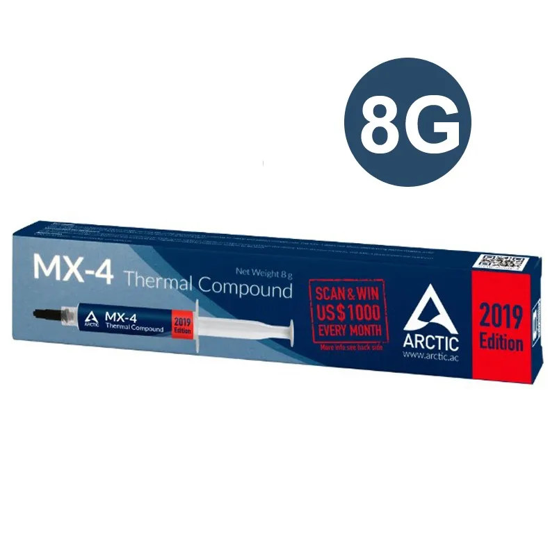 ARCTIC MX-4 2g 4g 8g 20g AMD Intel процессор процессорный кулер вентилятор охлаждения термопаста VGA составной радиатор штукатурка паста - Цвет лезвия: MX-4 8g
