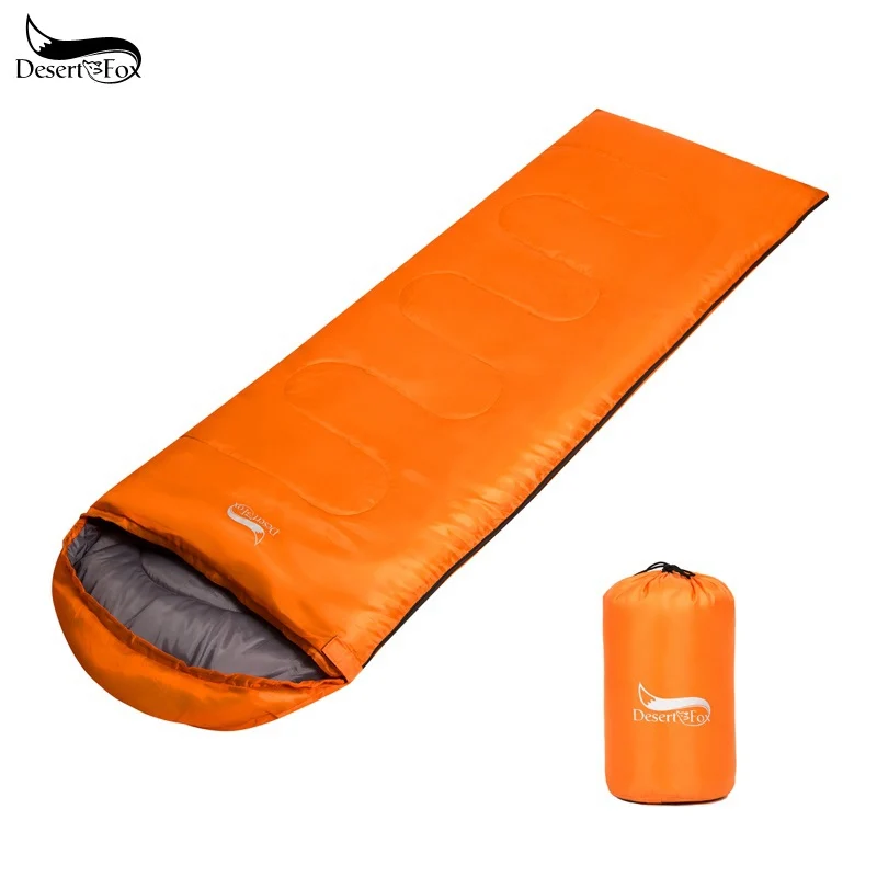 Легкий спальный мешок для пустыни и лисы, 220x75 см, портативный, 1 кг, для походов на открытом воздухе, кемпинга, компрессионная посылка, водонепроницаемый спальный мешок
