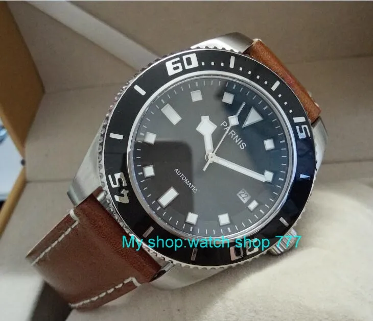 Часы мужские механические блестящие с автоподзаводом 43 мм 5 бар 416|watch men|watch men