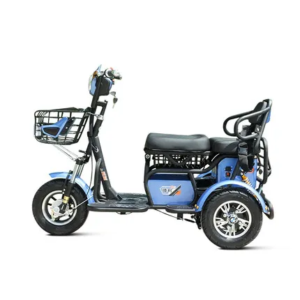 Электрический трехколесный велосипед для взрослых 48В 500 Вт литий ионный