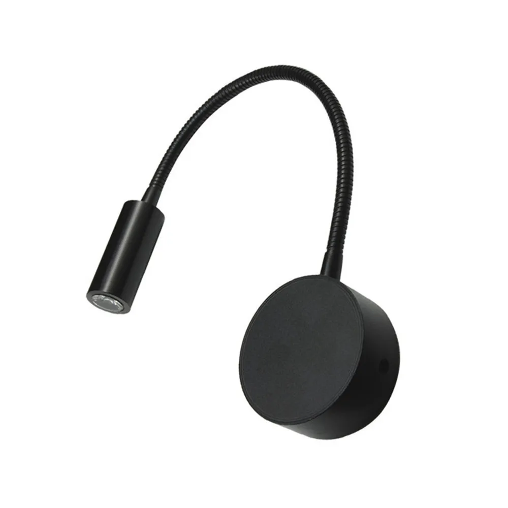 With no plug Гибкие Настенные светильники, светодиодные лампы для чтения, монтажные огни для спальни, прикроватная лампа для фойе, гостиная, кабинет, подсветка для картин - Цвет абажура: With no plug