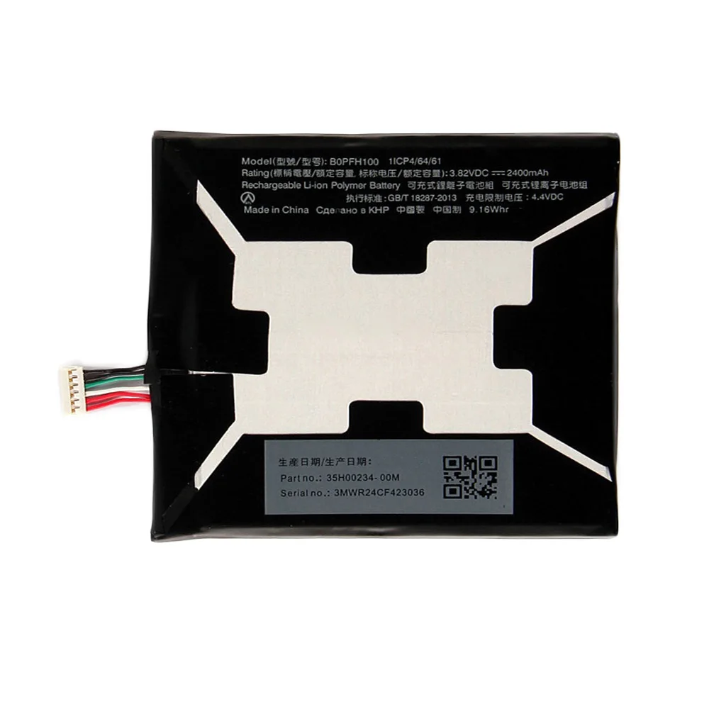 20 unids/lote bater&iacute;a B0PFH100 BOPFH100 para HTC Desire ojo M910X M910N 2400mAh 3,82 v Akku de pol&iacute;mero Li-pol&iacute;mero-0