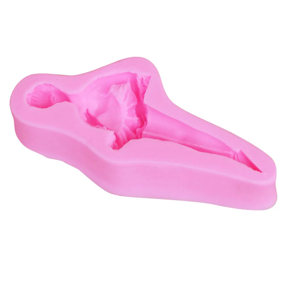 M951Dancing Ballet Girl 3D соевый воск для свечей ароматическая форма мыла силиконовая