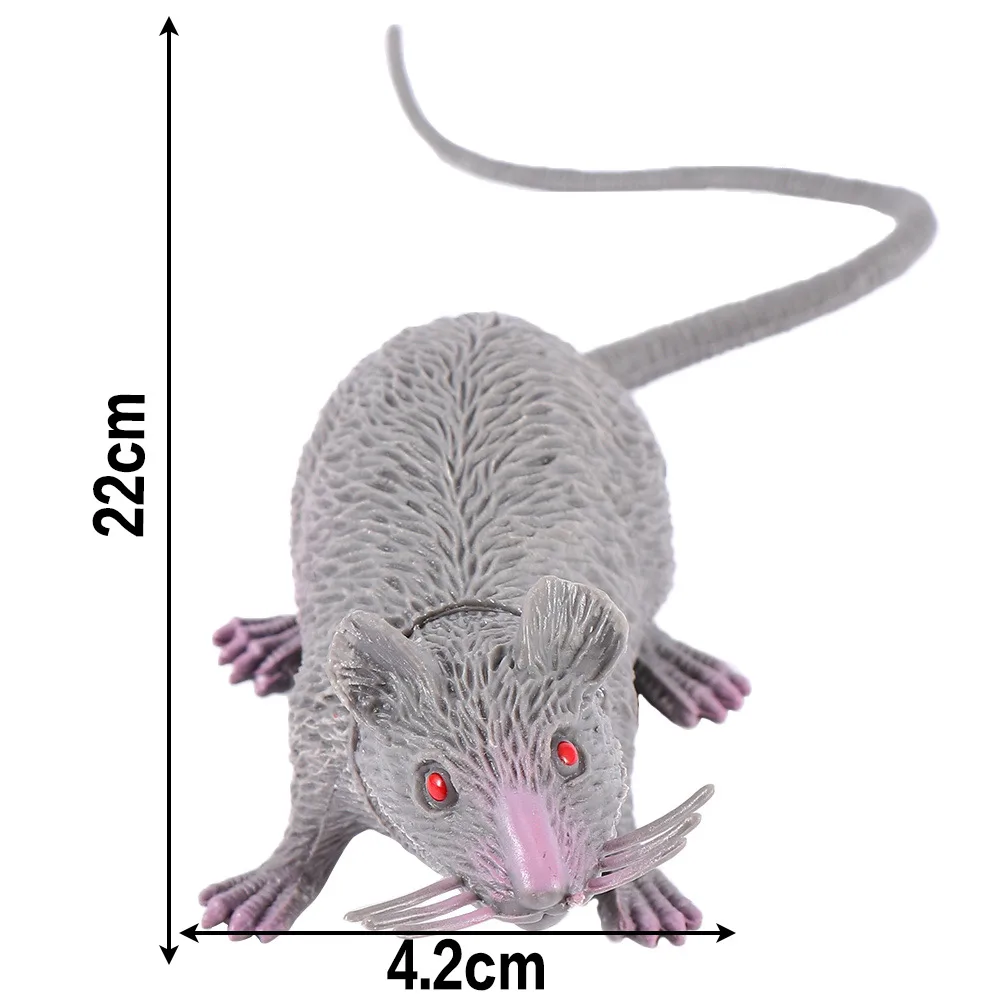 

1Pcs Funny Tricky Joke Fake Lifelike Mouse Model Toy Party Halloween Horror Toys Kids