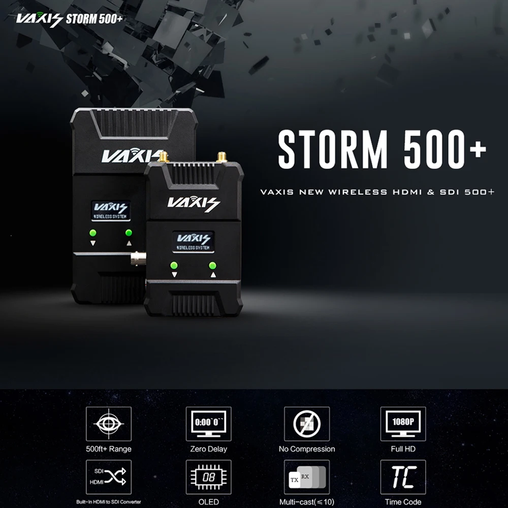 VAXIS Беспроводной wdhi 500ft+ 200 м 3g 1080 P коробка передач передачи система аудио/видеокамера с HD для ronins Ak2000 Ak4000 Crane2