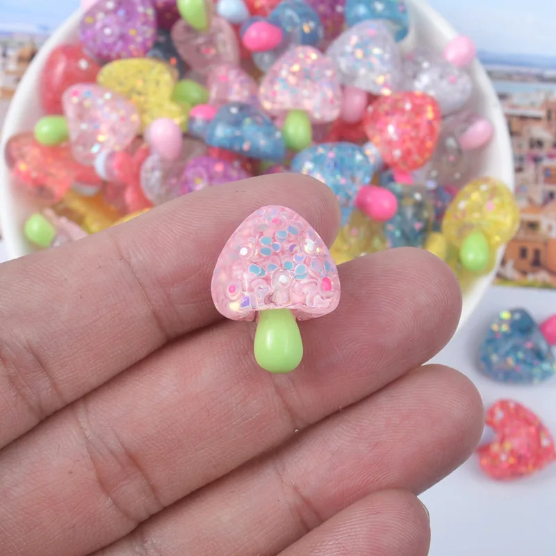 20 шт./лот мультяшная мини модель с имитацией гриба маленькая статуэтка поделки