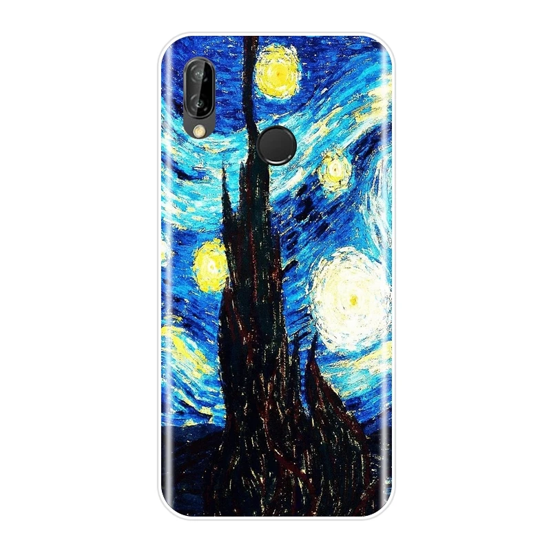 Чехол для телефона Van Gogh Huawei P20 Lite Pro P9 P10 Plus P Smart силиконовая задняя крышка P7 P8 Mini 2017
