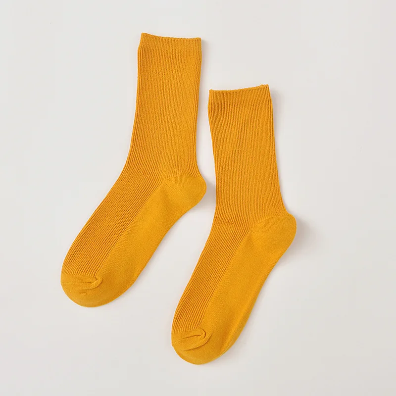 Модные Хлопковые женские Зимние Носки happy calcetines милые носки радужной расцветки для девочек новые крутые носки в стиле Харадзюку skarpetki damskie