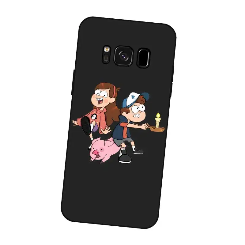 N361 свинья Черный силиконовый чехол Обложка для samsung Galaxy S5 S6 S7 S8 S9 S10 5G S10E S11 S11E Lite Edge
