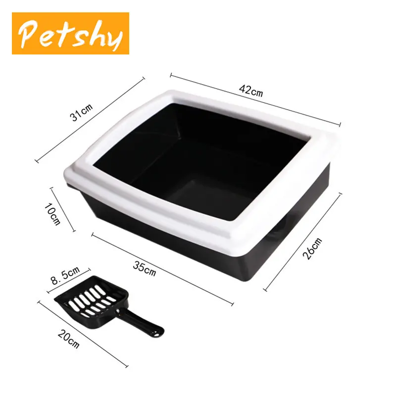 Petshy подстилка для кошек полузакрытый Туалет против брызг кошачьего туалета