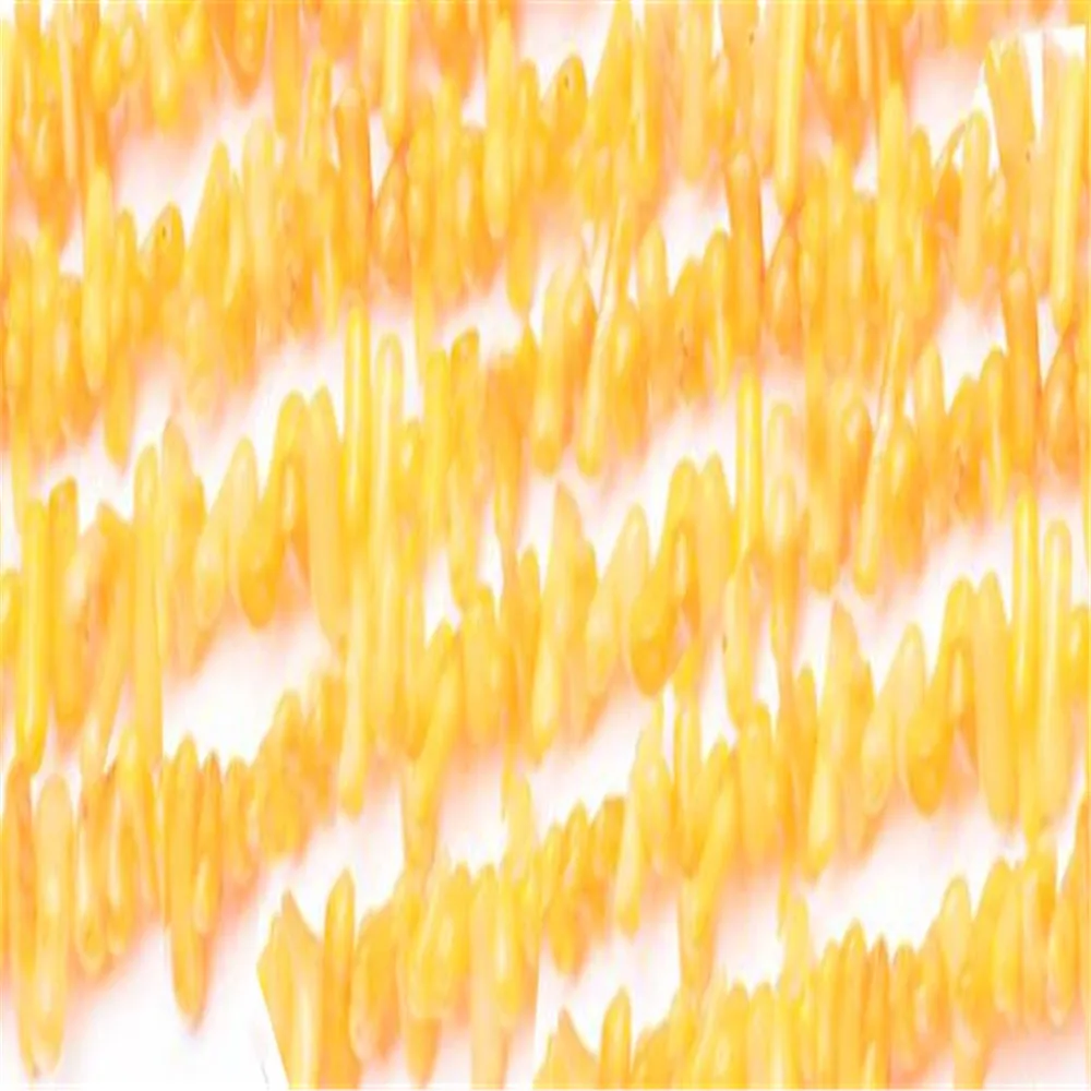 10 мм натуральный кристалл желтый коралловый бисер гравия длина 40 см бусины