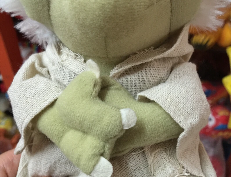 20 см милый мягкий плюшевый зеленый мастер игрушка йода кукла чучела фильм