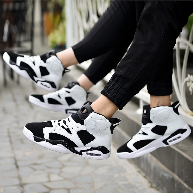 2019 мужские высокие баскетбольные Кеды амортизирующие легкие кроссовки