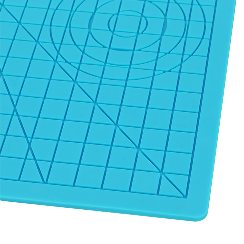 3D печатная доска DIY Sketchpad силиконовый коврик для рисования с базовым шаблоном шапочки для пальцев отличные инструменты для рисования детская 3D доска для рисования
