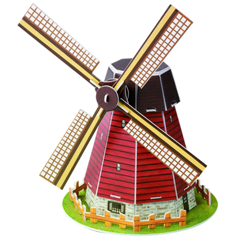 Have Original Box Классический 3D пазл Франция La Tour Эйфелева башня строительный мир строительный Масштаб модели наборы город для детей - Цвет: Have Original Box