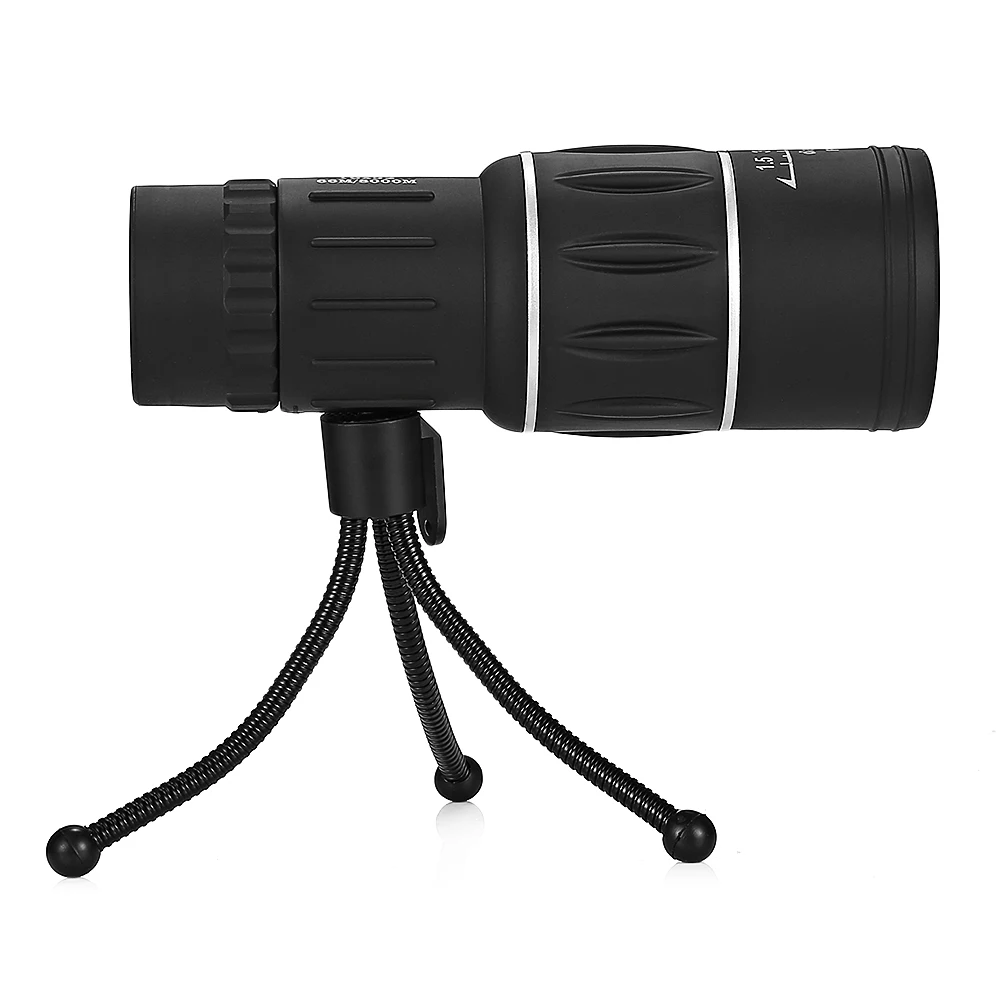 Beileshi 16x52 Mini Monocular HD 10X Telescope with Phone Clip Tripod 66/8000m Dual Focus Adjusting Night Light Vision | Инструменты