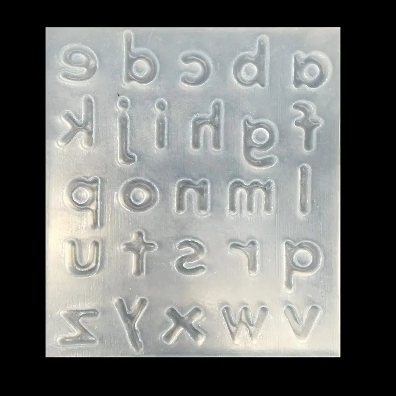 

Lowercase English Letters Fondant Alphabet Letter Silicone Mold 3D Chocolate Mould Cake Decorating Tools C015