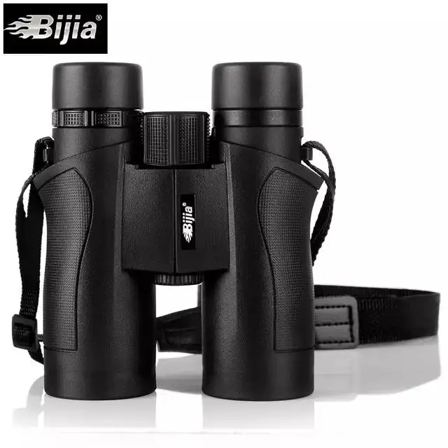 Бинокль BIJIA 10x42 водонепроницаемый телескоп высокой мощности с ремешком на шею