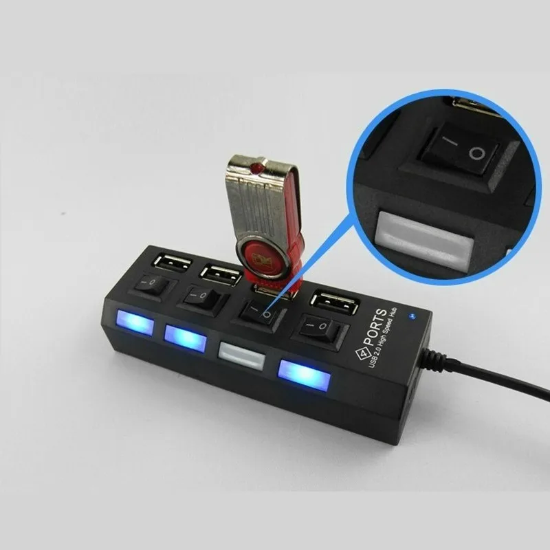 10 шт./лот 4 порта USB для USB-удлинителя линейный концентратор yituo четыре iphone