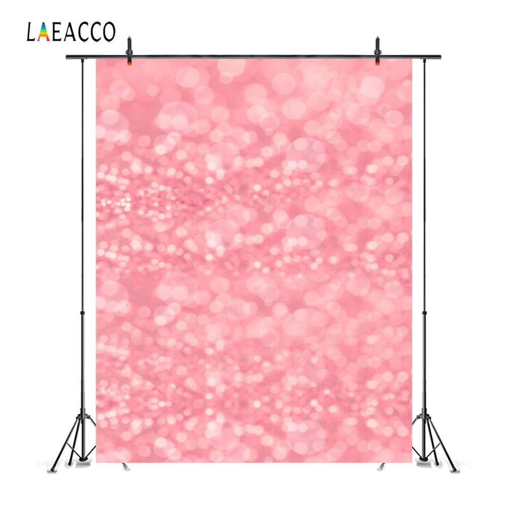 Фотофоны Laeacco Pink Dream светильник Bokeh для малышей новорожденных детей
