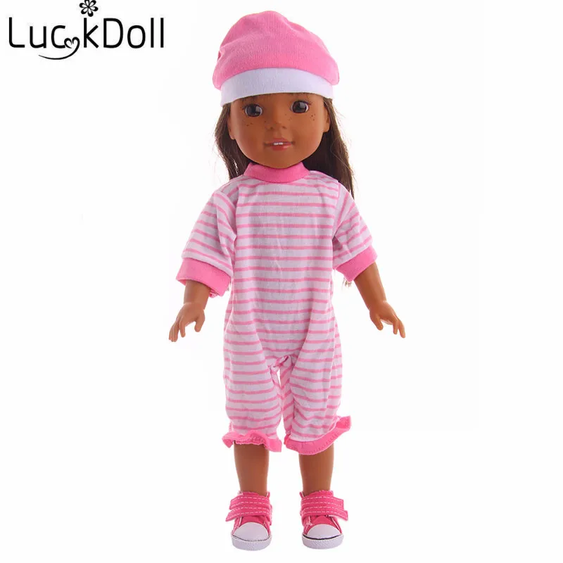 LUCKDOLL высококачественные красочные пижамы ручной работы одежда платье костюм для