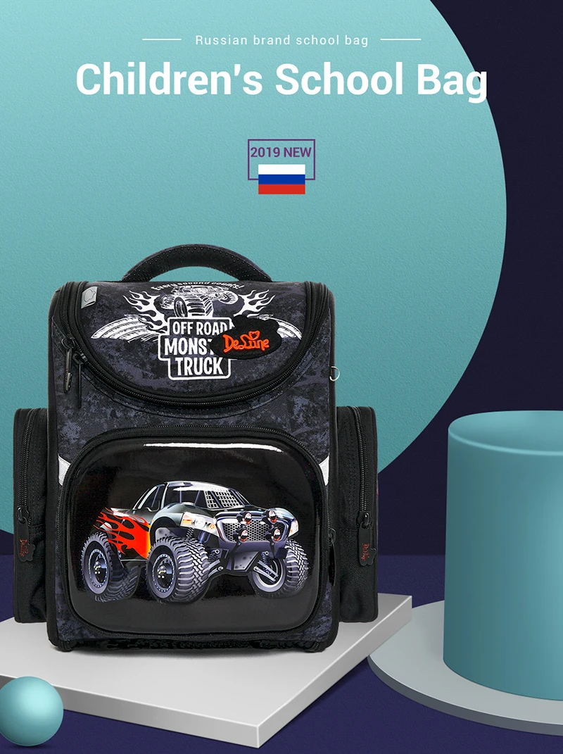 Delune, новинка, модные детские школьные сумки с мультяшными котами для мальчиков и девочек, 3D, 1-3 класс, ортопедический рюкзак, детский школьный рюкзак, Mochila Infantil