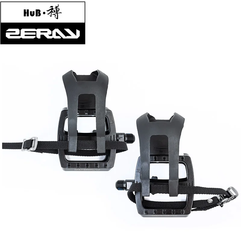 ZERAY ZP-J992 M18tooth печать для оправки спиннинга велотренажеры педали с пальцами клетки и ремни оборудование для фитнеса - Цвет: flat pedal