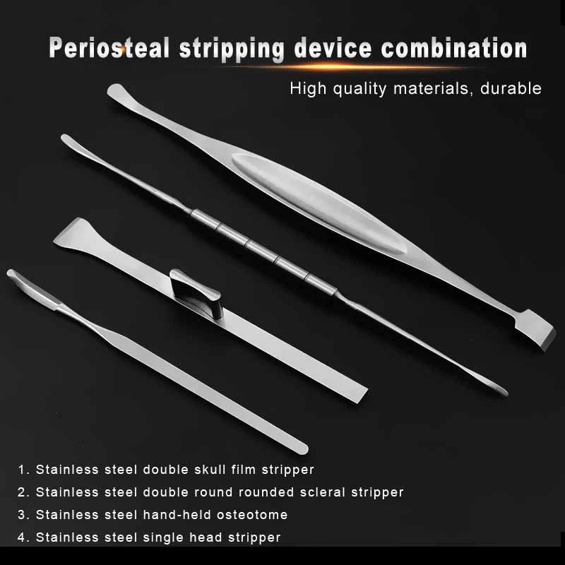 Periosteal stripper round head single and double head scleral stripper hand-held bone chisel beauty nose plastic equipment fine