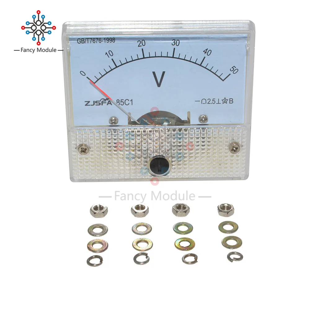 Профессиональный Аналоговый вольтметр 0 30/0 50 В постоянного тока|gauge meter|gauge voltgauge