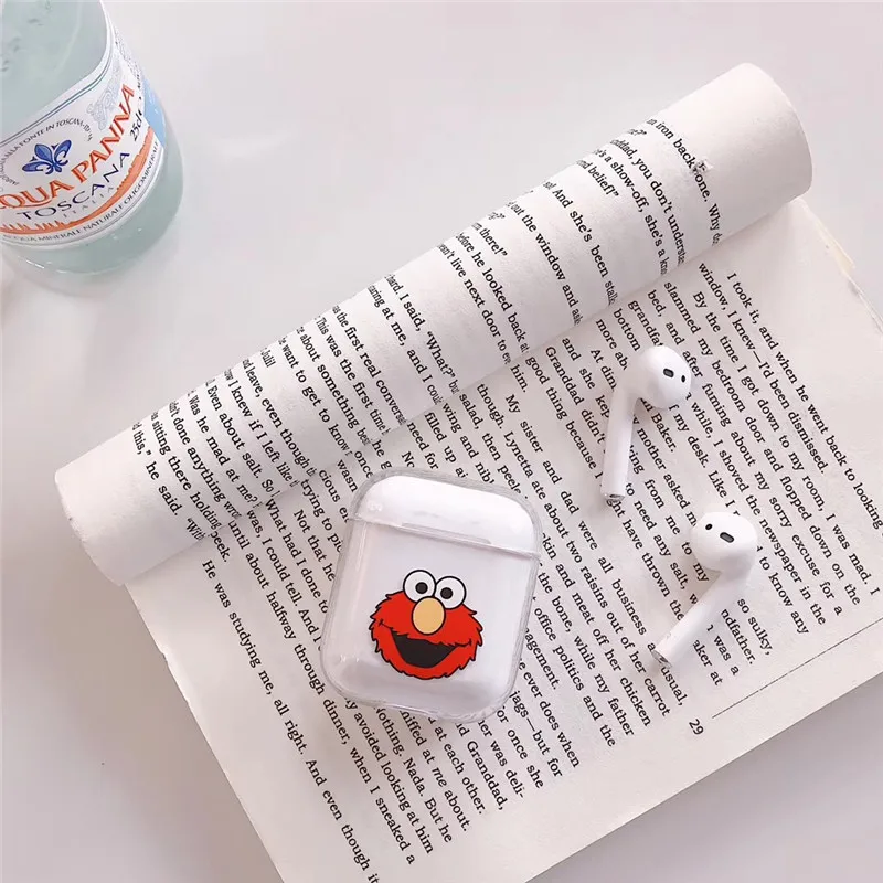 Мультфильм Bluetooth Беспроводной наушники чехол для AirPods Защитная крышка аксессуары милый Жесткий Чехол для Apple Airpods зарядки сумки - Цвет: A14
