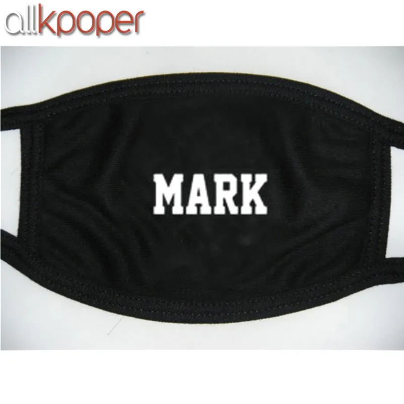 MARK Allkpoper KPOP GOT7 против пыли рот лицо хлопок унисекс маска Муфельная респиратор Джексон Марк - Цвет: MARK
