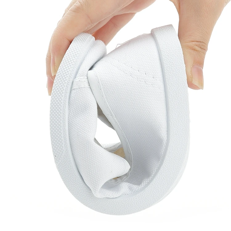 Новинка 2017 года Модные женские парусиновые туфли Белые для медсестры Рабочая