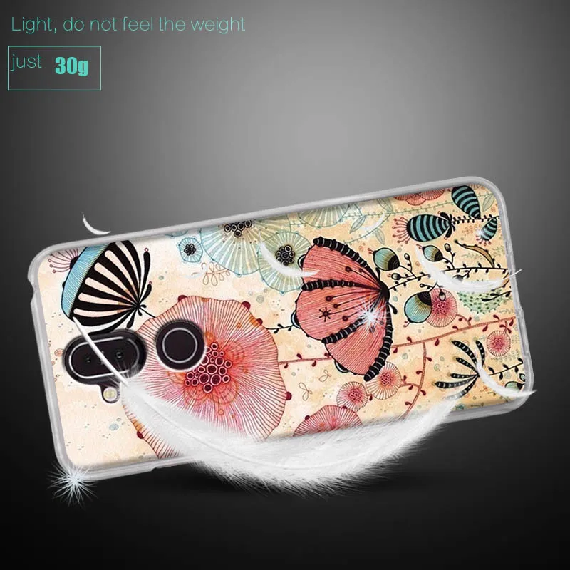 For Funda Nokia 7.1 Plus Case Cool Design Cartoon Print Shell Luxury Soft Silicone for X7 Phone Cases |