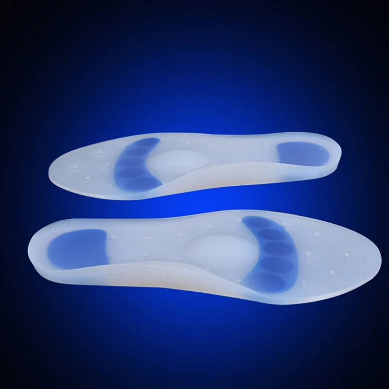 Стельки Медицинские силиконовые для снятия боли в пятке унисекс|foot insoles|shock