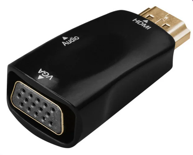 MEMTEQ 1080p HDMI папа к VGA Женский конвертер адаптер с аудио кабелем для ноутбука HDTV PC