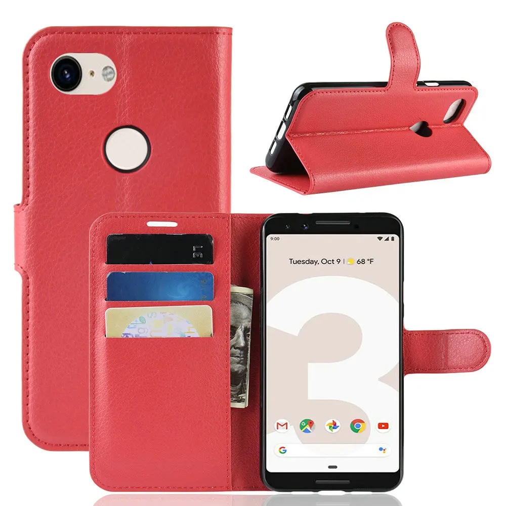 Кожаный чехол книжка для Google Pixel 3a 3 a XL кошелек с подставкой|Чехлы-портмоне| |