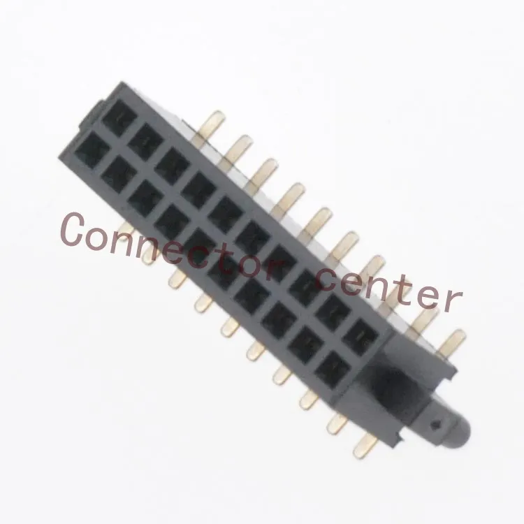 Двухрядный SMD гнездовой штыревой разъем 1 27 мм шаг 2*10 20Pin 4 6 высота|pin sample|pin figureheader