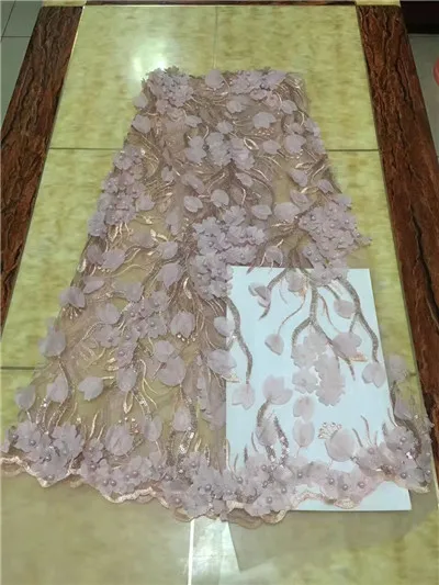 New French Nigerian sequins net lace African tulle mesh fabric high quality for party wedding dress | Дом и сад
