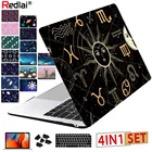 Чехол Sun Moon для MacBook Air Pro Retina, жесткий пластиковый чехол с принтом, 11, 12, 13, 15, 16 дюймов, сенсорная панель A2141 2020, A2179, A2337, A2338, чехол