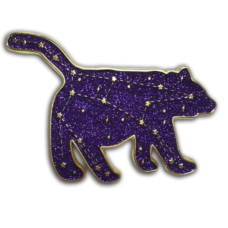

Custom fashion Metal Glitter Enamel Lapel Pin for Decoration low price custom metal animal badges with