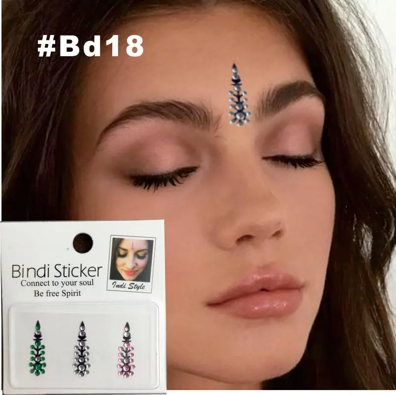 BD18 фестиваль стиль Стразы драгоценный камень Bindi тату ювелирные изделия для тела
