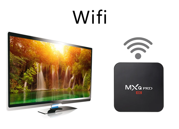 5 шт./лот VHXSIN ТВ бокс Smart mxq Pro Kdplayer телеприставка Android 7 1 1G8G WiFi 4K медиаплеер RK3229 Rockchip