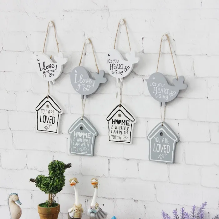 Большое предложение! Креативная Подарочная деревянная дверная доска 4 шт./лот в