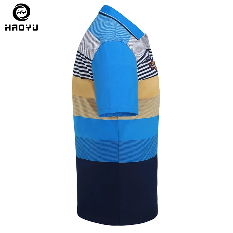 Мужская рубашка поло из хлопка с коротким рукавом и логотипом Argyle градиентная