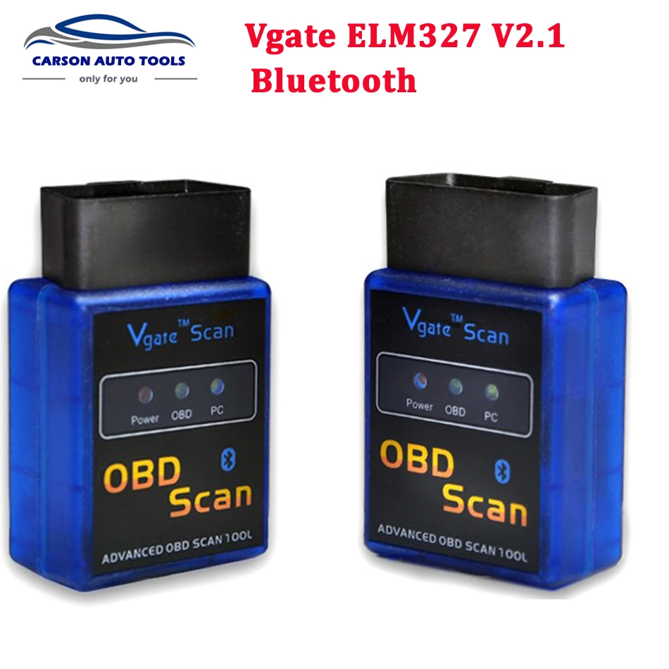 Vgate ELM327 V2.1 OBD2 EOBD Bluetooth Автомобильный сканер считыватель инструмент PIC18F25K80 чип ELM 327