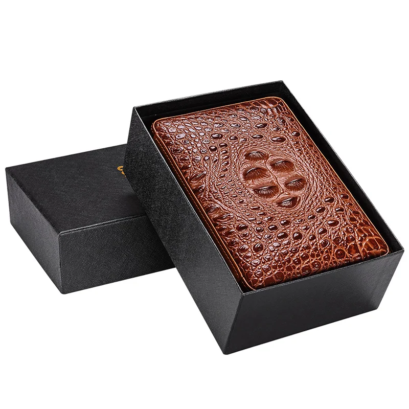 COHIBA крокодиловый узор портсигар(удерживайте 4 шт.) портативная кожаная коробка для сигар humidor(не включает зажигалку для резки