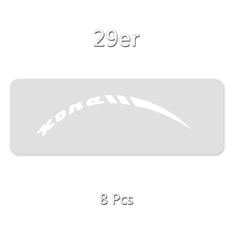29er White KONA два колеса наклейки на обод/наклейки клей для горного велосипеда MTB - Цвет: 29er White