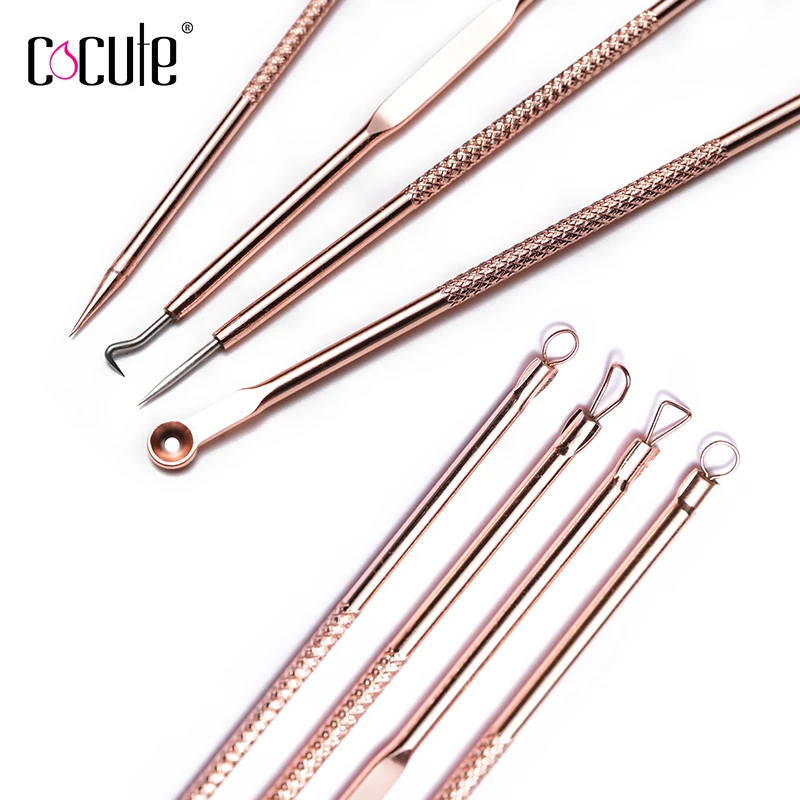 Cocute игла с двойной головкой 4 шт./компл. коробкой инструмент для лица средство