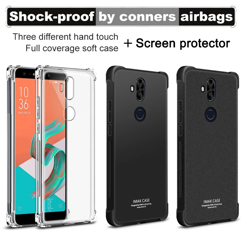 Asus Zenfone 5 lite чехол ZC600KL IMAK противоударный кремния мягкой ТПУ телефон Задняя