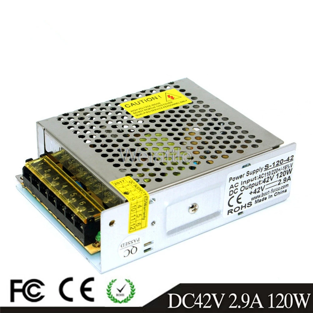 DC42V 72 Вт 100 120 светодиодный световой ремень импульсный источник питания 100-240В